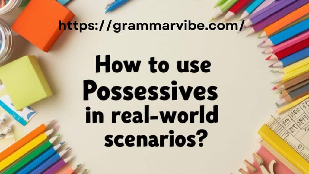 How to Use Possessives in Real-World Scenarios