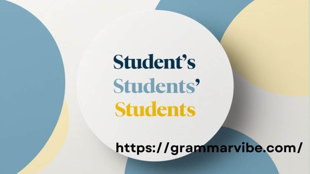 Student's or Students' or Students