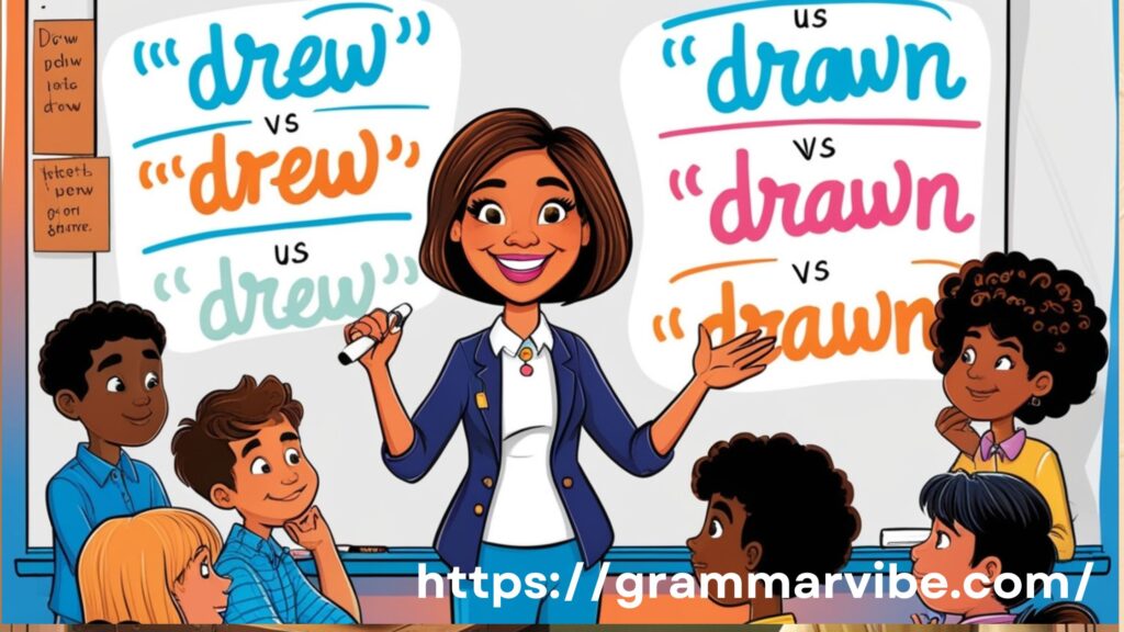 When to Use “Drew” vs. “Drawn”