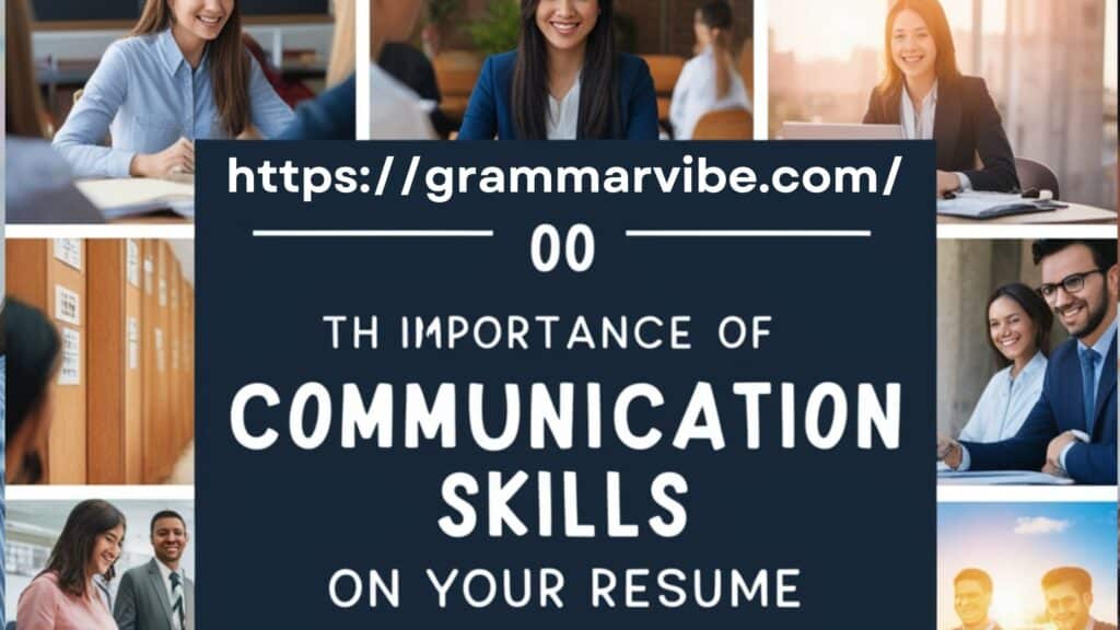 The Importance of Communication Skills on Your Resume