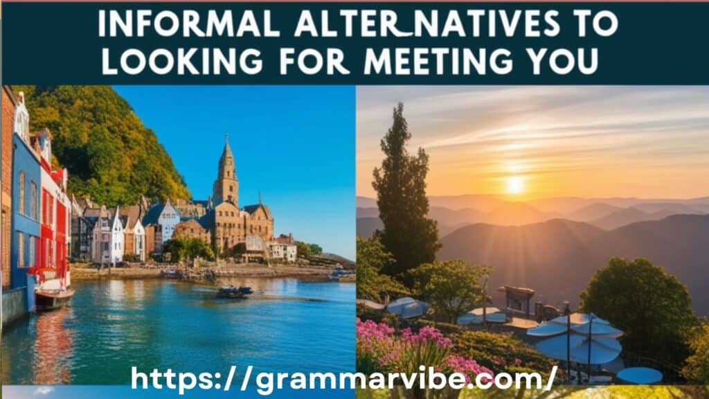 Informal Alternatives to "Looking Forward to Meeting You"