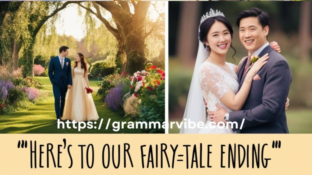 "Here’s to Our Fairy-Tale Ending"