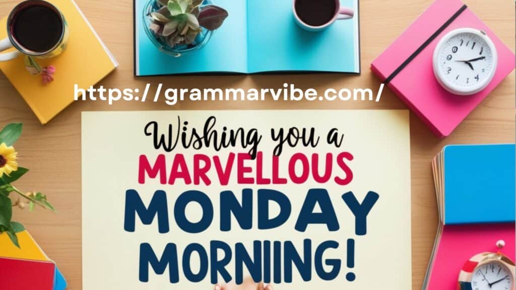 Wishing You a Marvelous Monday Morning!