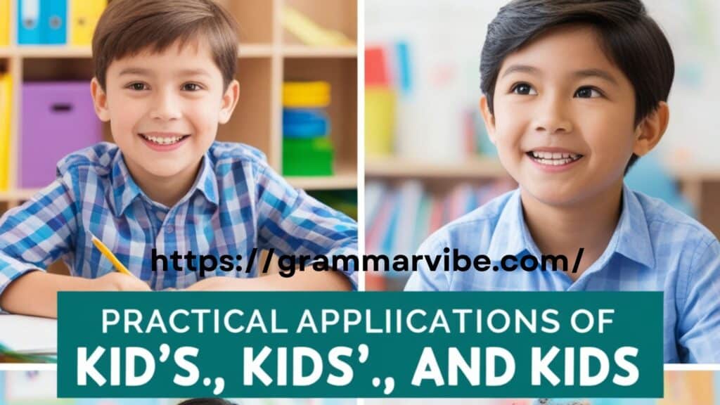 Practical Applications of Kid’s, Kids’, and Kids