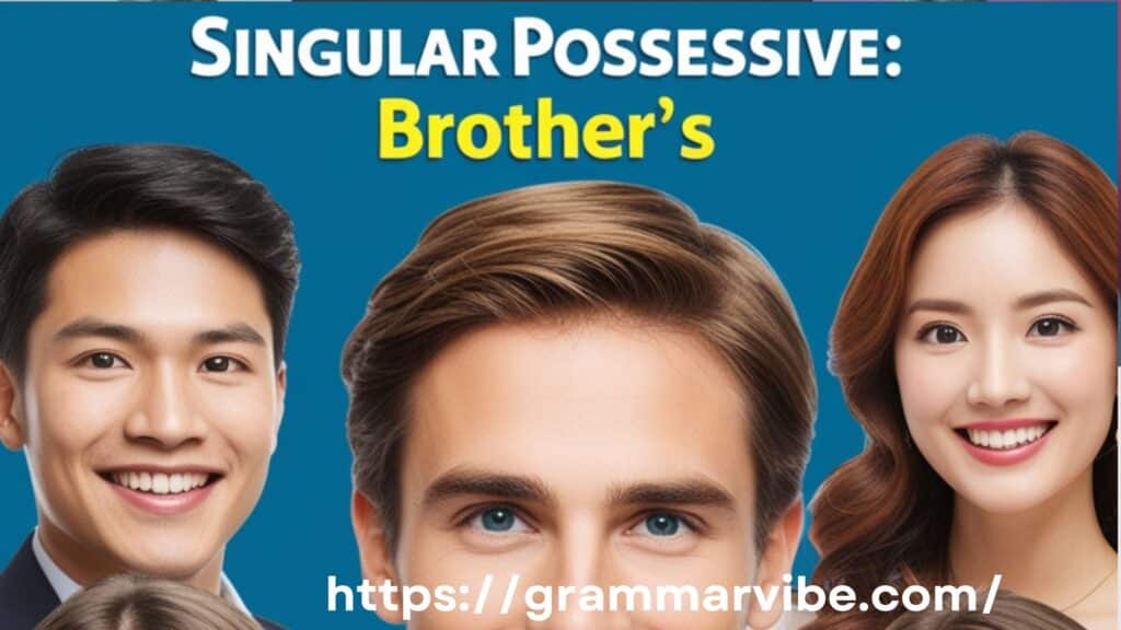 Singular Possessive: Brother’s