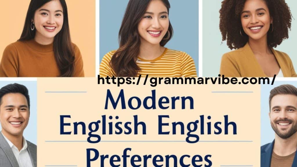 Modern English Preferences