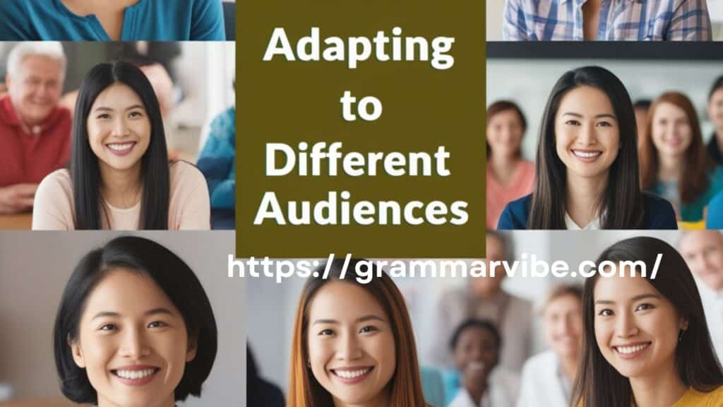 Adapting to Different Audiences