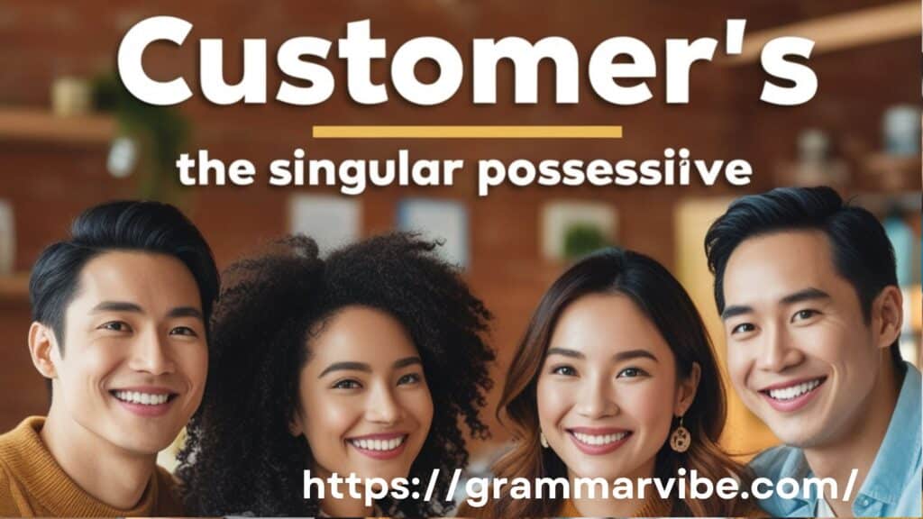 Customer’s: The Singular Possessive