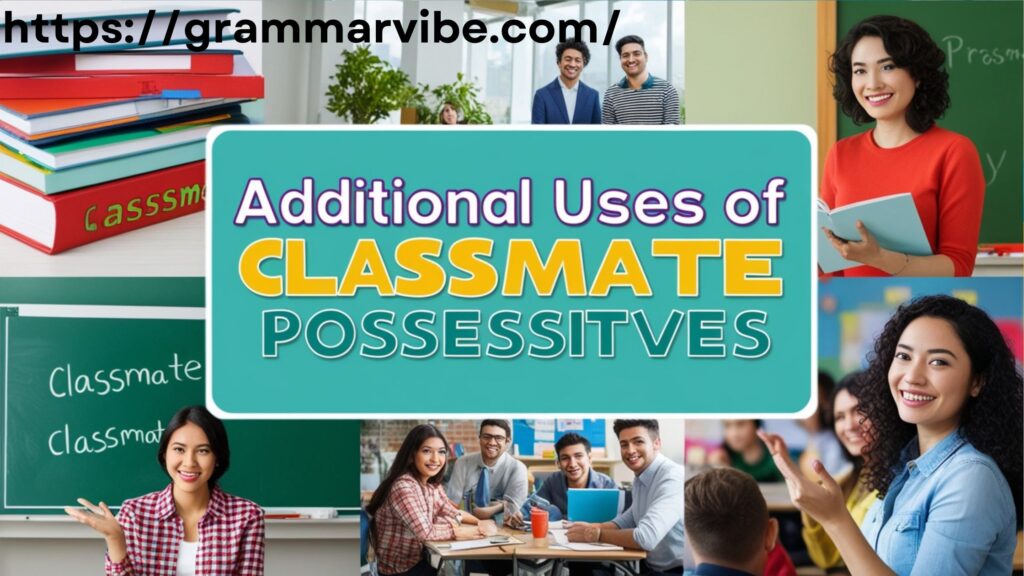 Additional Uses of Classmate Possessives