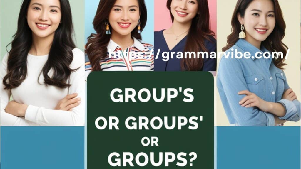 Group’s or Groups’ or Groups