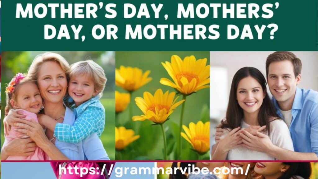 Mother’s Day, Mothers’ Day, or Mothers Day