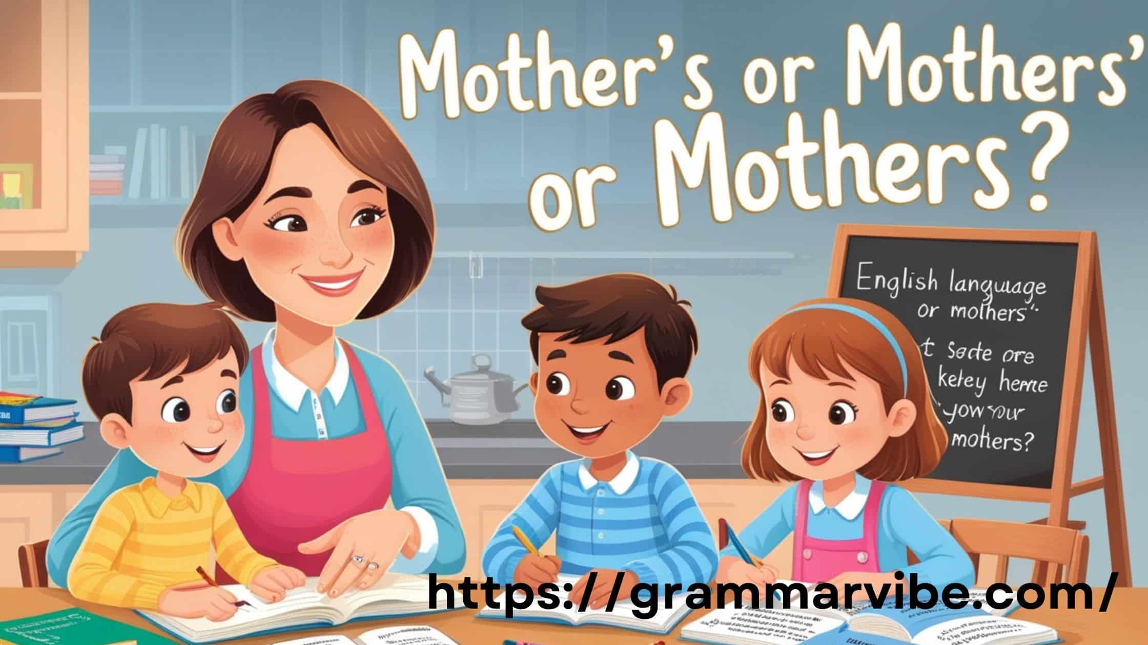 Mother’s or Mothers’ or Mothers