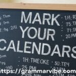 Other Ways to Say “Mark Your Calendars”