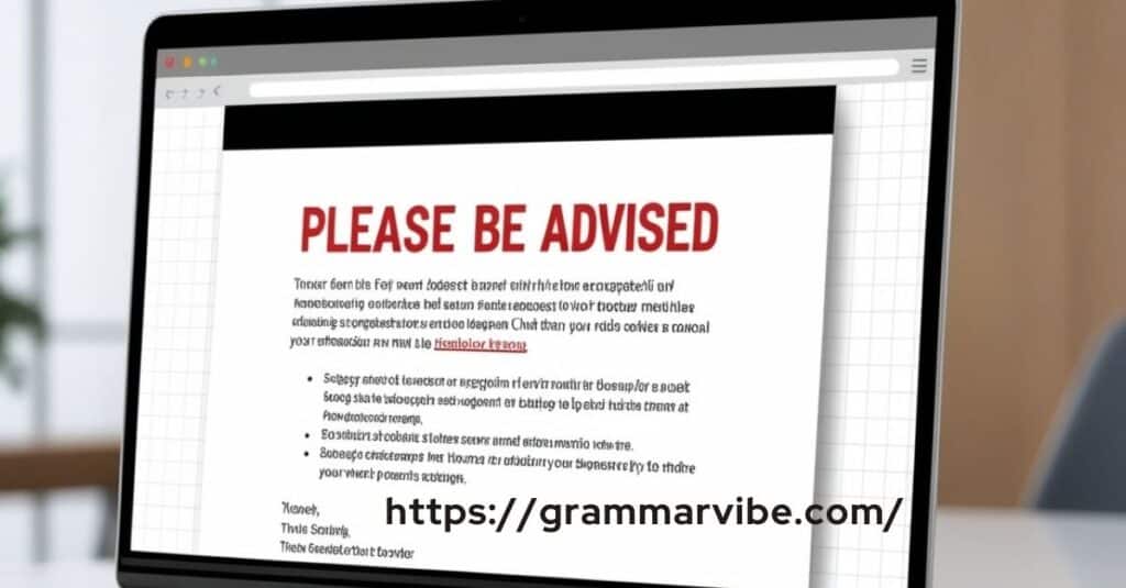 15 Other Ways to Say Please Be Advised in an Email