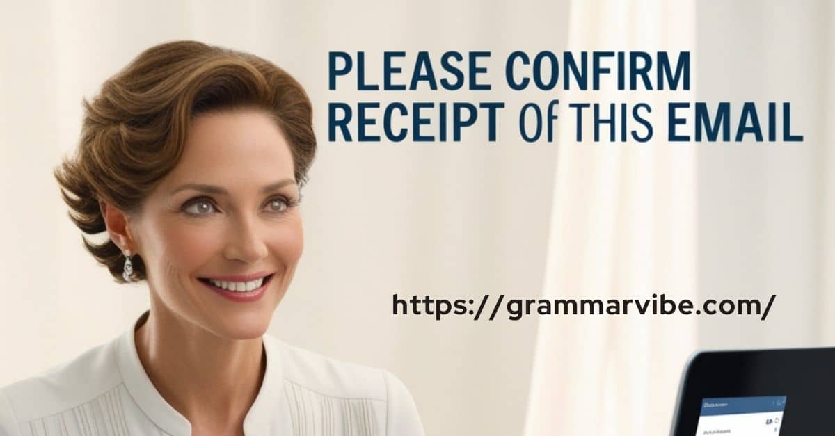 15 Other Ways to Say “Please Confirm Receipt of This Email”