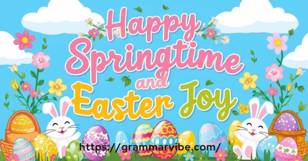 Happy Springtime and Easter Joy