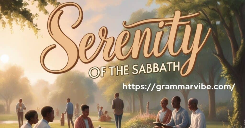 Serenity of the Sabbath