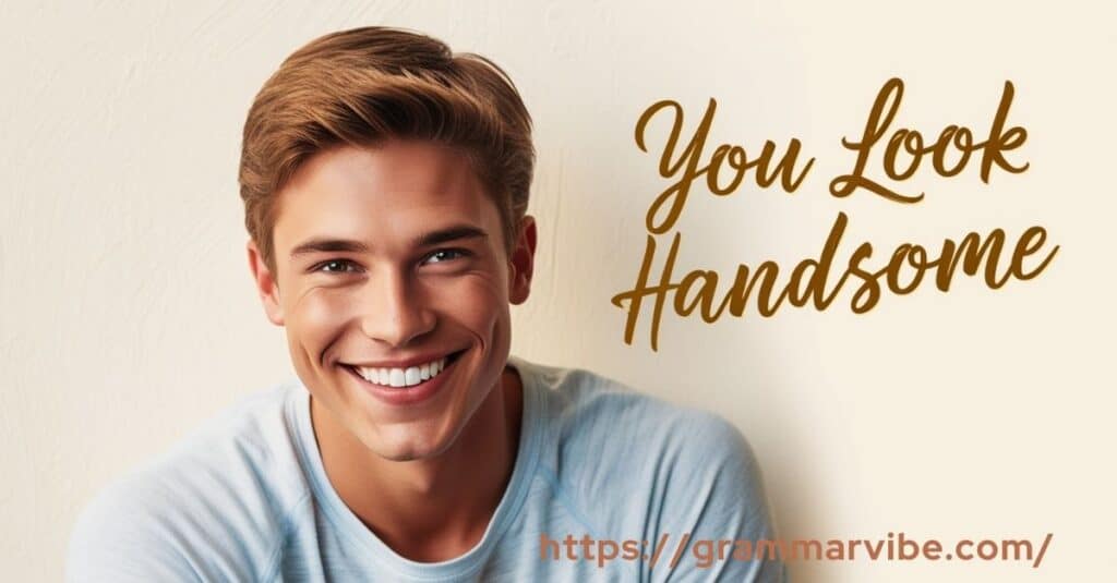 15 Other Ways to Say “You Look Handsome”