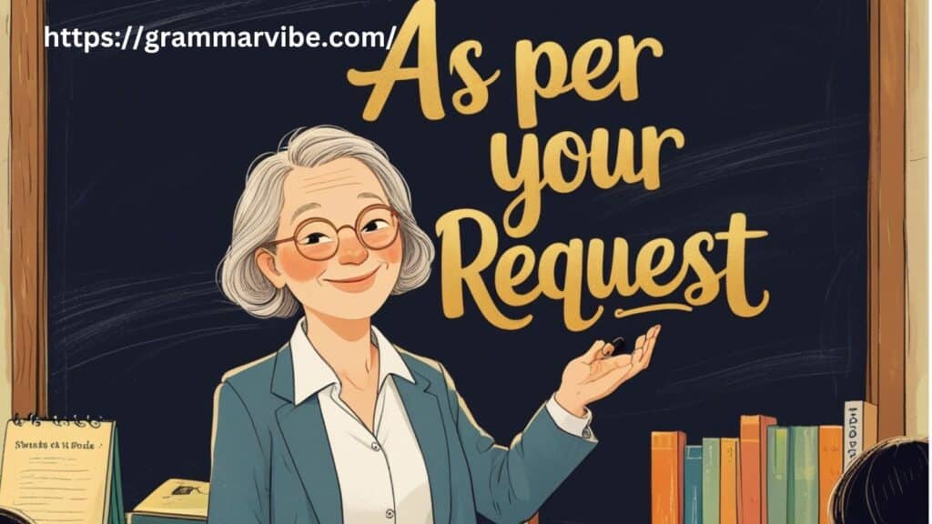 15 Other Ways to Say “As Per Your Request”